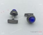 AAA Grade Cartier Cufflinks Replica - Black and Blue Cuff Links